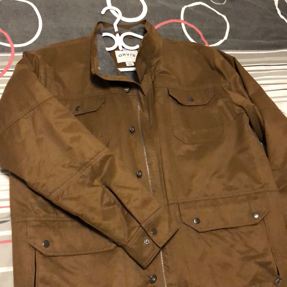 Authentic orvis autumn over coat